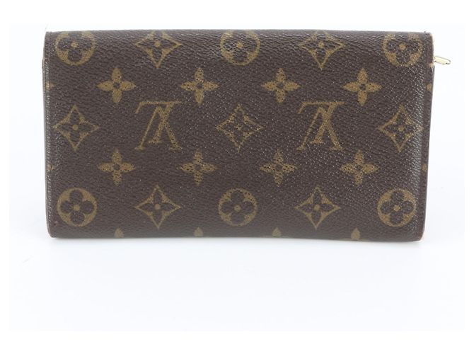 Louis Vuitton Monogram Portefeuille Sarah Long Wallet Marrom - vista 2
