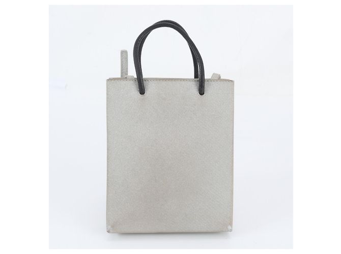 Everyday Borsa Porta-Telefono Shopping Balenciaga Argento - vista 4