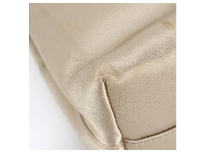 Prada B8585 Satin Tote Bag Gold Golden - view 10
