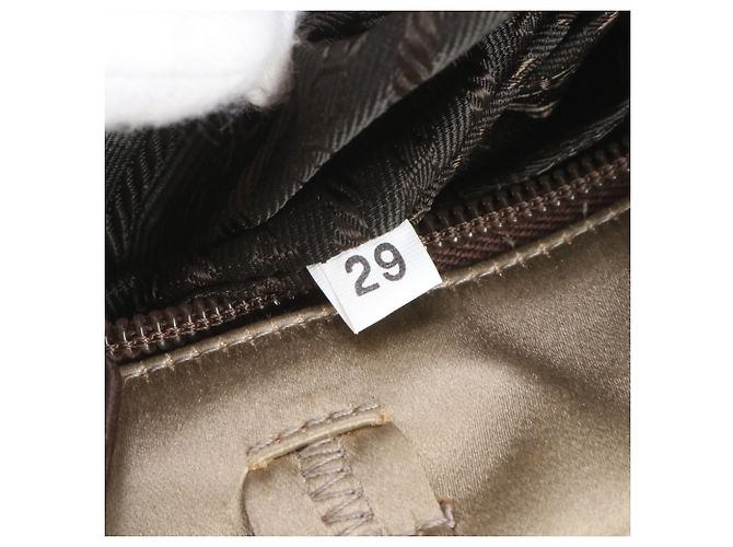 Prada B8585 Satin Tote Bag Gold Golden - view 14