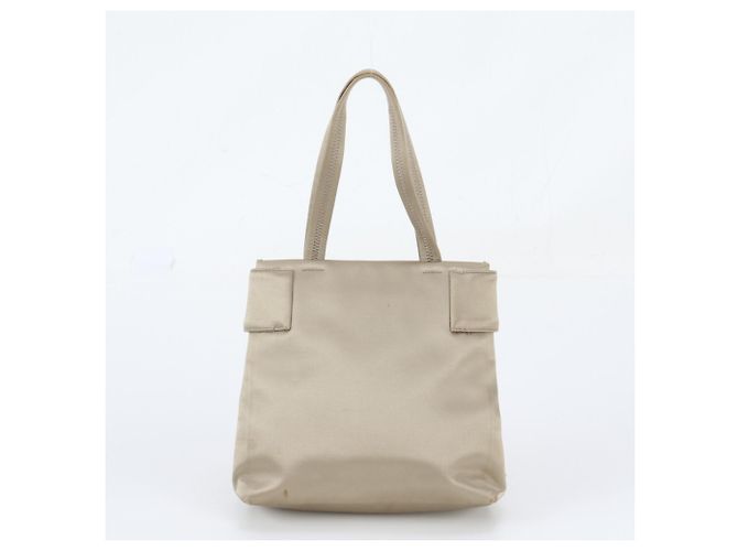 Prada B8585 Satin Tote Bag Gold Golden - view 3