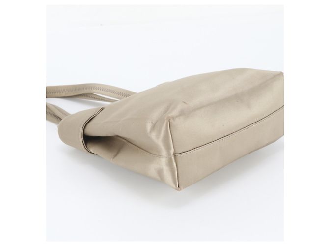 Prada B8585 Satin Tote Bag Gold Golden - view 5