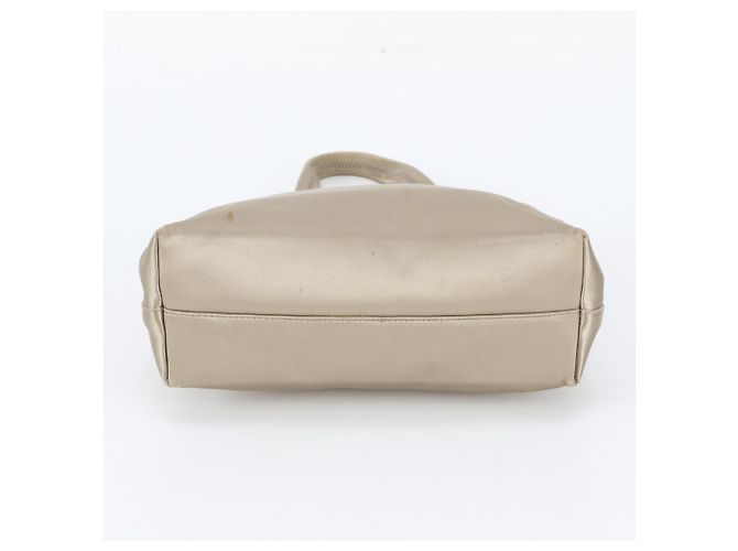 Prada B8585 Satin Tote Bag Gold Golden - view 6