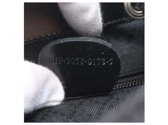 Zaino e borsa a tracolla Gucci in pelle e nylon Nero - vista 10