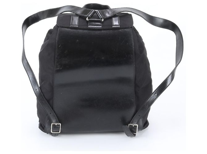 Zaino e borsa a tracolla Gucci in pelle e nylon Nero - vista 3
