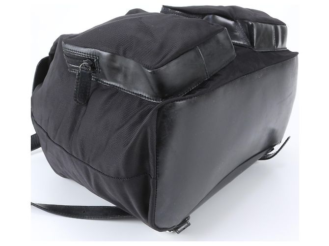 Zaino e borsa a tracolla Gucci in pelle e nylon Nero - vista 4
