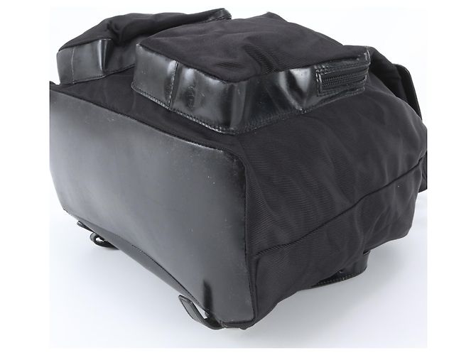Zaino e borsa a tracolla Gucci in pelle e nylon Nero - vista 6