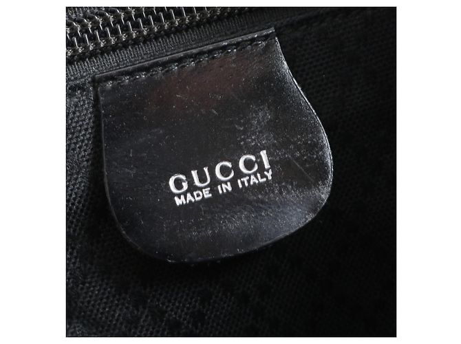 Zaino e borsa a tracolla Gucci in pelle e nylon Nero - vista 9