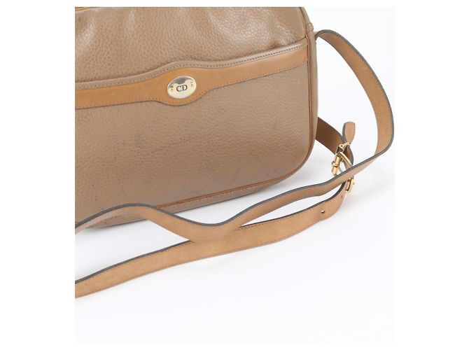 Borsa a tracolla e spalla in pelle Christian Dior - vista 2