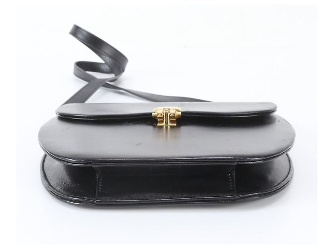 Borsa a tracolla e spalla in pelle Christian Dior Nero - vista 5