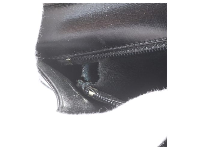 Borsa a tracolla e spalla in pelle Christian Dior Nero - vista 8