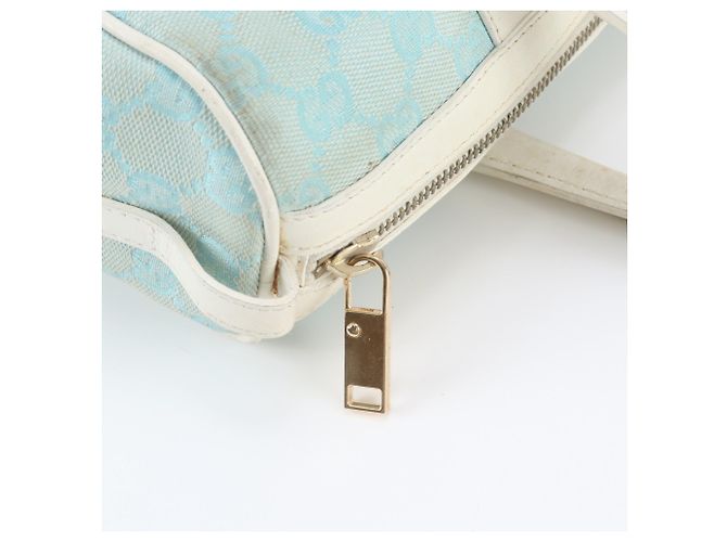 Bolsa Mini Boston Gucci GG Canvas Verde - vista 8