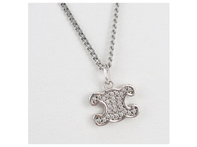 Céline Collier Triomphe Celine en strass argenté - vue 2