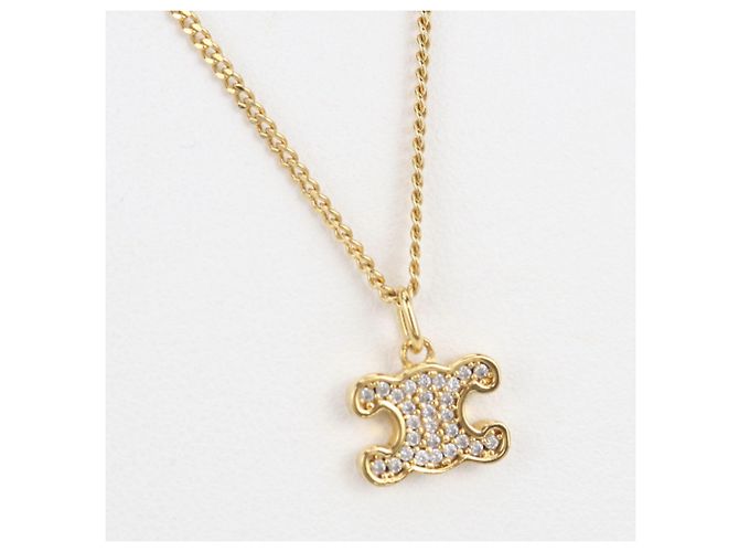 Céline Collier Celine Triomphe à strass Doré - vue 2