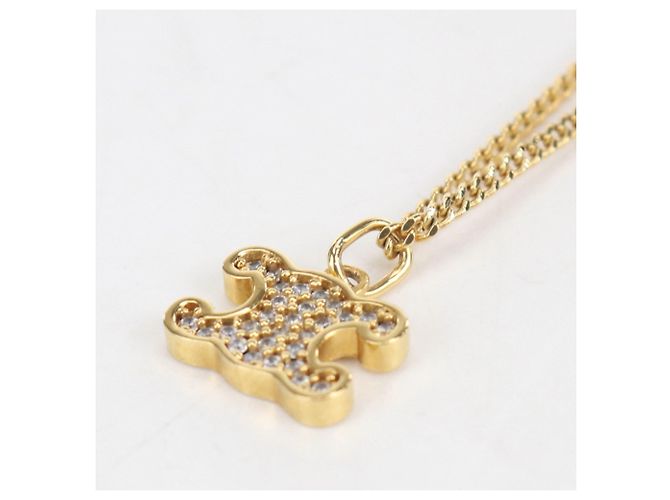 Céline Collier Celine Triomphe à strass Doré - vue 4