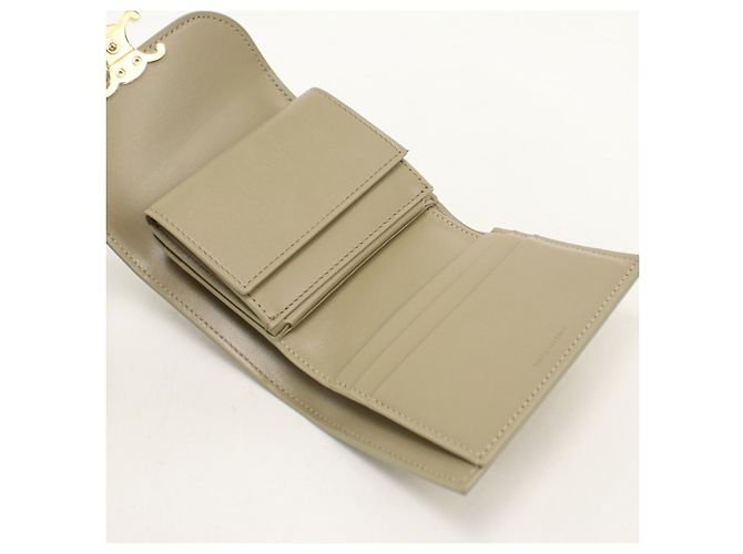 Céline Portefeuille Tri-fold Celine Beige - vue 3