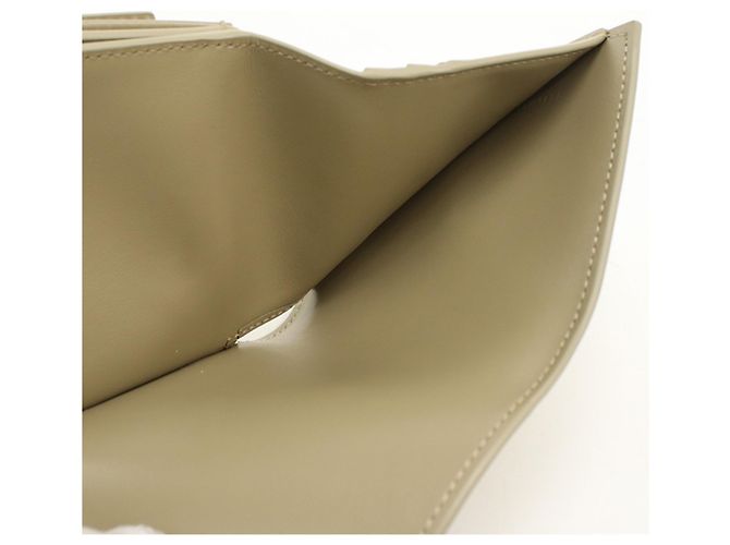 Céline Portefeuille Tri-fold Celine Beige - vue 8