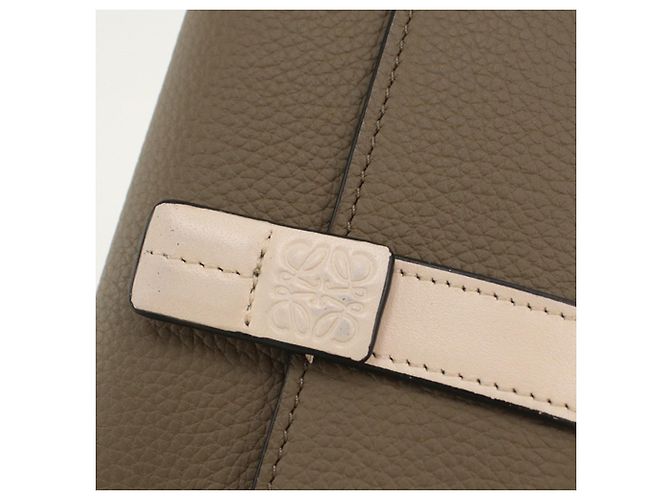 Portefeuille Tri-Fold Loewe Gris Marron - vue 8