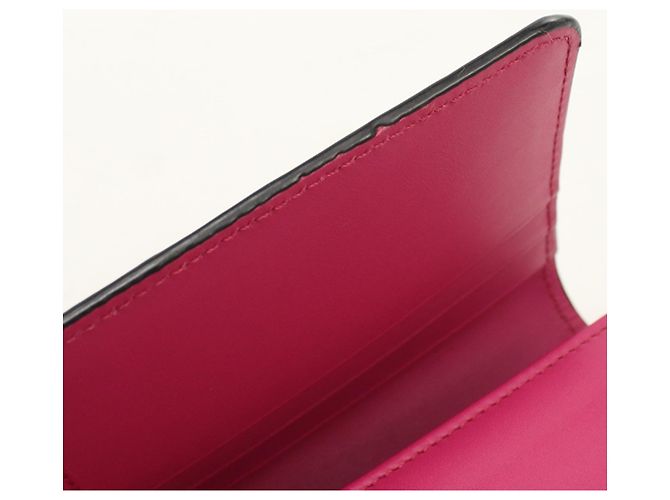 Cartera larga Loewe de piel de becerro rosa - vista 10