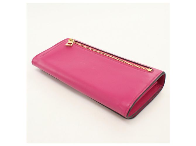 Cartera larga Loewe de piel de becerro rosa - vista 2