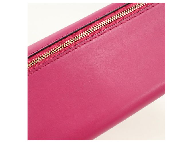 Cartera larga Loewe de piel de becerro rosa - vista 5