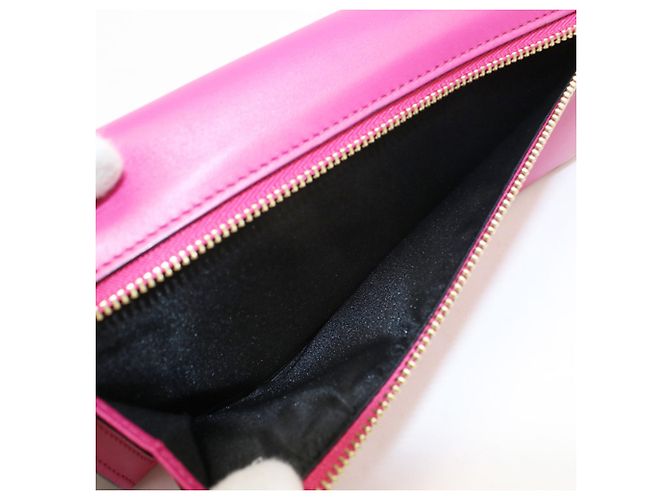 Cartera larga Loewe de piel de becerro rosa - vista 6