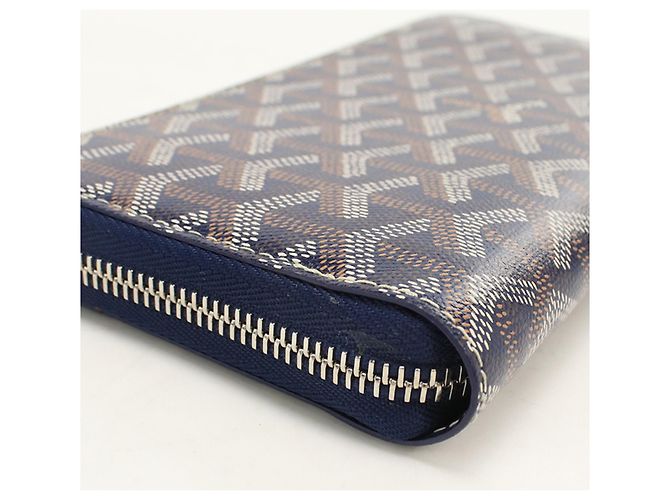 Cartera Goyard Matignon GM en lona Navy Azul marino - vista 6