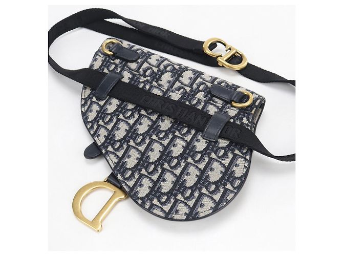 Christian Dior Navy Umhängetasche Marineblau - Ansicht 2