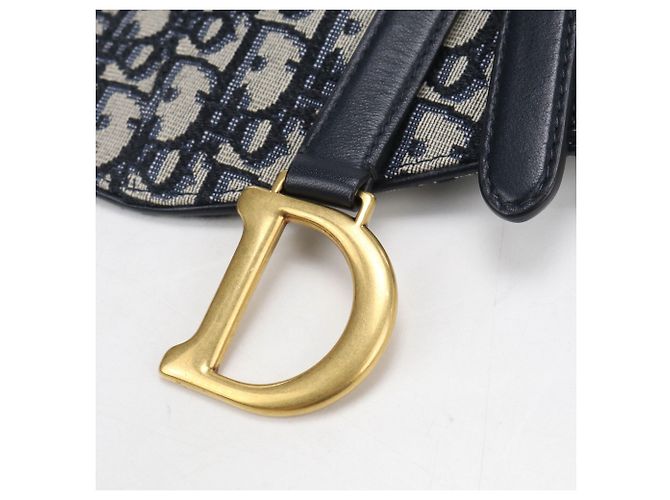 Christian Dior Navy Umhängetasche Marineblau - Ansicht 4