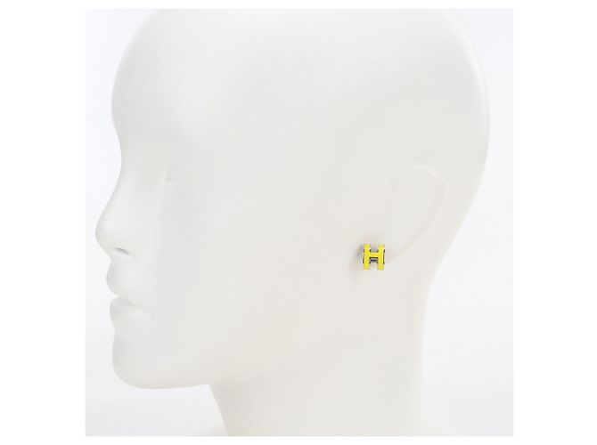 Hermès Hermes Mini Pop Silver Stud Ohrringe Silber - Ansicht 5