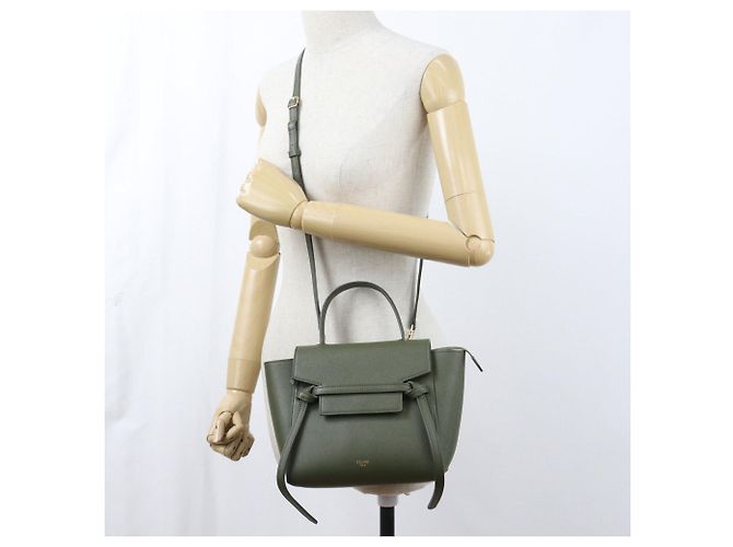 Céline Celine Green Handbag 18900 2WAY Belt Bag Handtasche Grün - Ansicht 8
