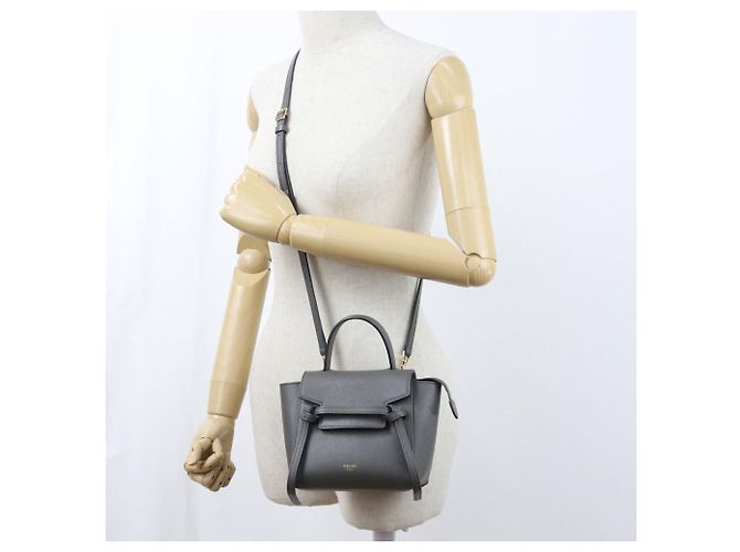 Céline Celine 2WAY Belt Bag Pico in Gray Braun - Ansicht 8