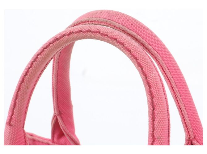 Prada Canapa Handbag/Tote Bag Pink - view 2