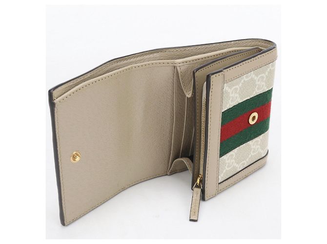 Gucci Bi-fold Wallet in Beige - view 3