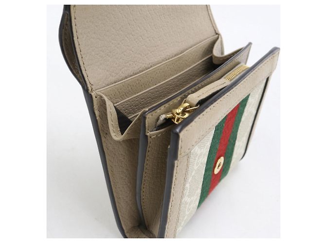Gucci Bi-fold Wallet in Beige - view 6