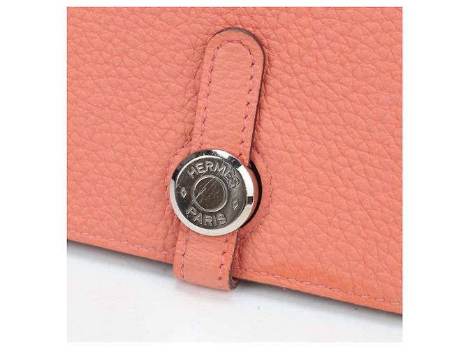 Dogon Hermès Hermes Bi-fold Long Wallet in Pink - view 4