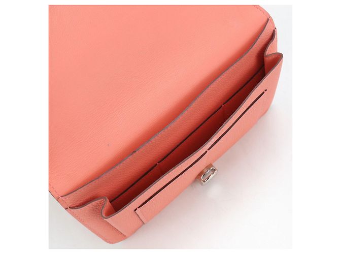 Dogon Hermès Hermes Bi-fold Long Wallet in Pink - view 5