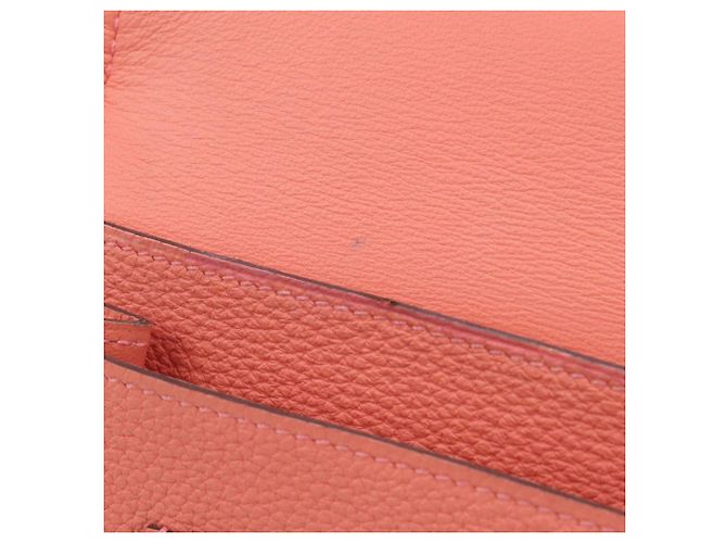 Dogon Hermès Hermes Bi-fold Long Wallet in Pink - view 6