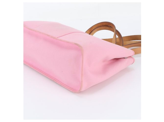 Hermès Hermes Cabas Elan PM Borsa a Tracolla e Tote 2-Way Rosa Cammello - vista 5