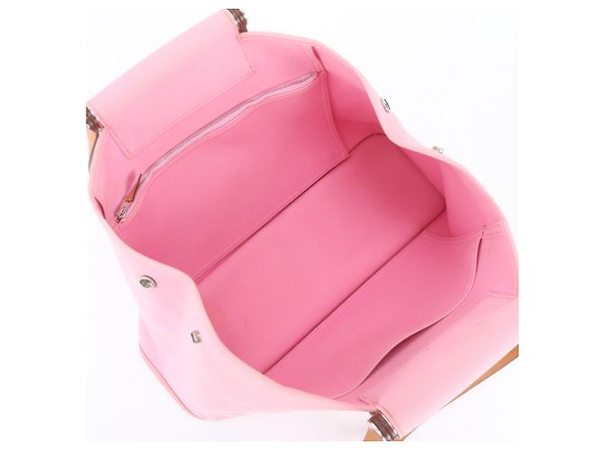 Hermès Hermes Cabas Elan PM Borsa a Tracolla e Tote 2-Way Rosa Cammello - vista 8