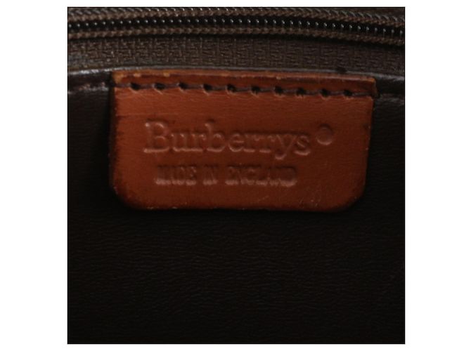 Sac bandoulière en cuir Burberry Nova Check Beige - vue 11