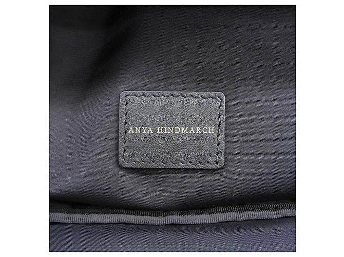 Zaino Anya Hindmarch Eco Nylon Nero - vista 6