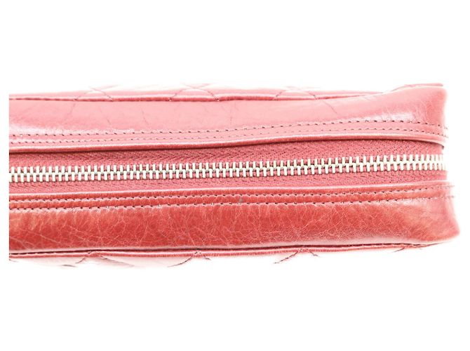 Cambon Beauty case in pelle rossa Chanel A34717 Rosso - vista 9