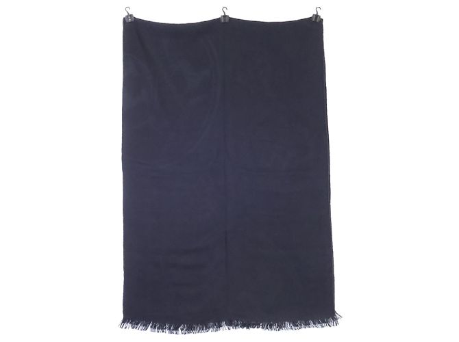 Hermès HERMES Stola/Foulard New Libris in Cashmere e Seta Nero - vista 2