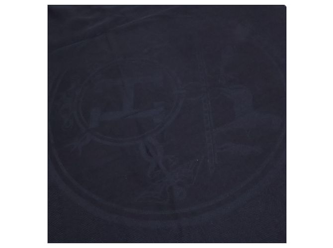 Hermès HERMES Stola/Foulard New Libris in Cashmere e Seta Nero - vista 5