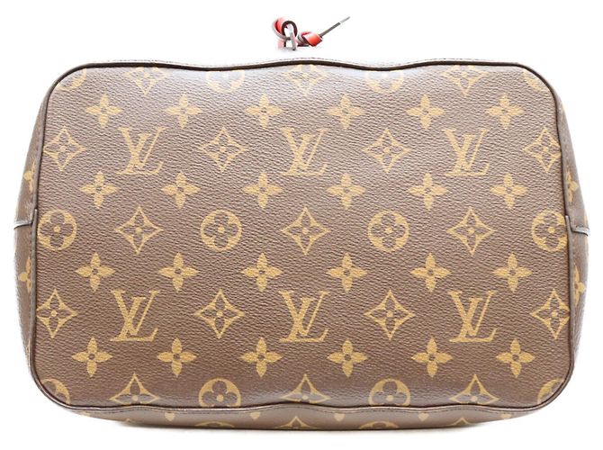 Néonoé Louis Vuitton Monogram Coquelicot Red NeoNoe MM Schultertasche Braun Rot - Ansicht 5