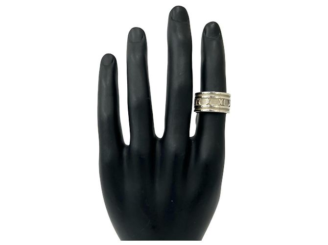Autre Marque Anello Tiffany Vintage Atlas Argento - vista 2