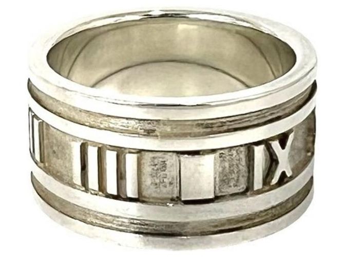 Autre Marque Anello Tiffany Vintage Atlas Argento - vista 4