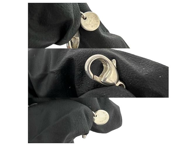 Autre Marque Tiffany Twist Rope Halskette Silber Golden - Ansicht 3