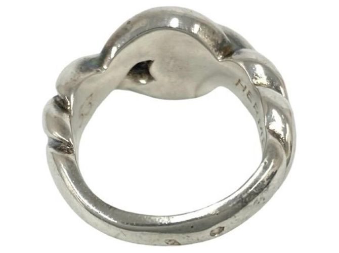 Ring Hermès Anello Vintage Torsade HERMES Argento - vista 6